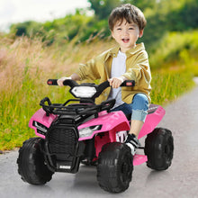 Load image into Gallery viewer, 6V Kids ATV Quad Electric Ride On Car with LED Light and MP3-Pink