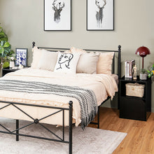 Load image into Gallery viewer, Set of 2 Nightstands Side End Table for Living Room-Black