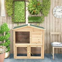 Load image into Gallery viewer, 35 Inch Wooden Chicken Coop with Ramp