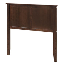 Load image into Gallery viewer, Solid Wood Flat Panel Headboard for Twin-size Bed-Brown