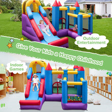 Load image into Gallery viewer, 5-in-1 Inflatable Bounce House with 735W Blower