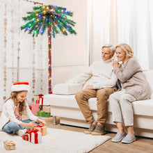 Load image into Gallery viewer, 6 Feet Pre-Lit Artificial Tropical Christmas Palm Tree with 210 Multi-Color Lights