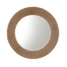 Load image into Gallery viewer, Cove Round Jute Mirror MP95F-0267