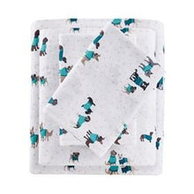 Load image into Gallery viewer, Intelligent Design Cozy Soft 100% Cotton Flannel Pigment Printed Sheet Set ID20-1753 By Olliix