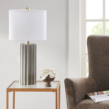 Load image into Gallery viewer, Glendale Ceramic Ribbed Table Lamp 26" - MT153-0051