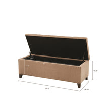Load image into Gallery viewer, Madison Park Shandra Tufted Top Storage Bench FPF18-0142 By Olliix