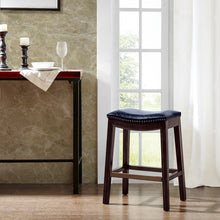 Load image into Gallery viewer, Madison Park Belfast Saddle Counter Stool Fur101-0039