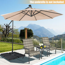 Load image into Gallery viewer, 4 Pieces 13L Cantilever Offset Patio Umbrella Base with Easy-Fill Spouts