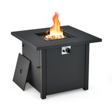 Load image into Gallery viewer, 50 000 BTU 32 Inch Square Propane Gas Fire Pit Table