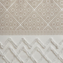 Load image into Gallery viewer, Mila Cotton Printed Window Panel With Chenille Detail And Lining II40-1183 By Olliix
