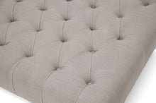 Load image into Gallery viewer, Baxton Studio Keswick Beige Linen Modern Tufted Ottoman