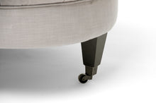 Load image into Gallery viewer, Baxton Studio Brighton Beige Linen Modern Tufted Ottoman