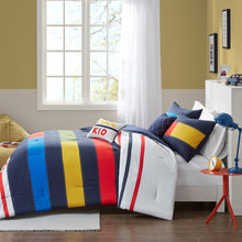 Load image into Gallery viewer, Morris Stripe Printed Comforter Set - Full/Queen UHK10-0143 By Olliix