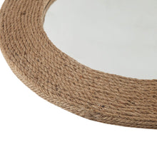 Load image into Gallery viewer, Cove Round Jute Mirror MP95F-0267