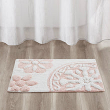 Load image into Gallery viewer, Madison Park Casablanca 100% Cotton Medallion Tufted Rug - 20x30" - Blush MP72-4432 By Olliix