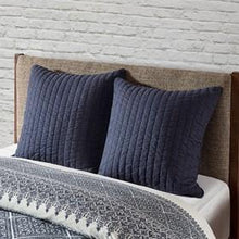 Load image into Gallery viewer, INK+IVY Camila 100% Cotton Quilted Euro Sham II11-1077 By Olliix