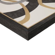 Load image into Gallery viewer, Moving Midas Abstract Gold Foil Framed Canvas 2 Piece Set MP95C-0284