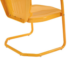 Load image into Gallery viewer, Griffith Outdoor Metal Armchair Tangerine Gloss