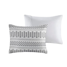 Load image into Gallery viewer, Ink+Ivy Rhea 100% Cotton Jacquard Duvet Cover Mini Set - King/Cal King - Grey II12-1103 By Olliix