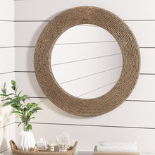 Load image into Gallery viewer, Cove Round Jute Mirror MP95F-0267