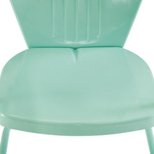 Load image into Gallery viewer, Griffith Outdoor Metal Armchair Aqua Gloss