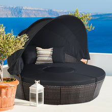 Load image into Gallery viewer, Outdoor Daybed with Retractable Canopy