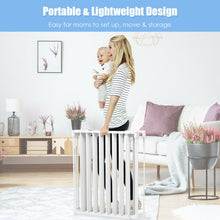 Load image into Gallery viewer, 6 Panel Wall-mount Adjustable Baby Safe Metal Fence Barrier-White