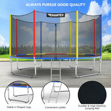 Load image into Gallery viewer, 14 Feet Trampoline with Safety Enclosure Net and Ladder Outdoor for Kids Adults
