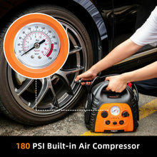 Load image into Gallery viewer, 22000mAH Jump Starter Portable Power Station Air Compressor with LED Light