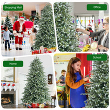 Load image into Gallery viewer, 8 Feet Hinged Artificial Christmas Spruce Tree with Mixed PE and PVC Tips