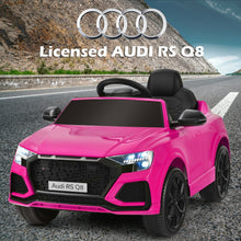 Load image into Gallery viewer, 12 V Licensed Audi Q8 Kids Cars to Drive with Remote Control-Pink