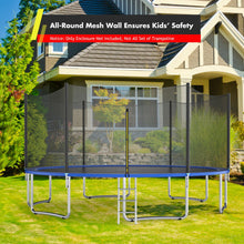 Load image into Gallery viewer, Trampoline Replacement Protection Enclosure Net with Zipper-14ft