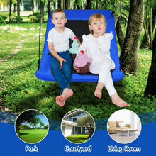Load image into Gallery viewer, 700lb Giant 60 Inch Skycurve Platform Tree Swing for Kids and Adults-Blue