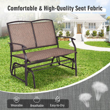Load image into Gallery viewer, Iron Patio Rocking Chair for Outdoor Backyard and Lawn