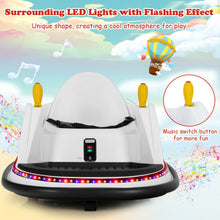 Load image into Gallery viewer, 6V Kids Ride On Bumper Car 360-Degree Spin Race Toy with Remote Control-White