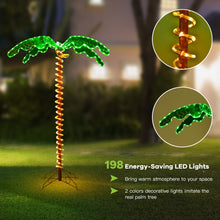Load image into Gallery viewer, 5 Feet LED Pre-lit Palm Tree Decor with Light Rope