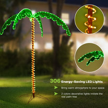Load image into Gallery viewer, 7 Feet LED Pre-lit Palm Tree Decor with Light Rope