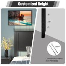 Load image into Gallery viewer, Solid Wood Flat Panel Headboard for Twin-size Bed-Black