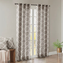 Load image into Gallery viewer, Madison Park Fretwork Print Window Curtain -63" Panel MP40-1280 By Olliix