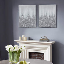 Load image into Gallery viewer, Glimmer 100% Hand Brush Embellished Canvas 2 Piece Set MP95C-0268 By Olliix