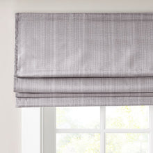 Load image into Gallery viewer, Olliix Galen 100% Polyester Basketweave Room Darkening Cordless Roman Shade By Madison Park MP40-7195