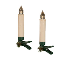 Load image into Gallery viewer, LED Clip on Taper Candle with Remote (Set of 24)
