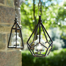 Load image into Gallery viewer, Metal Frame Hanging Tea Light Holder (Set of 2)