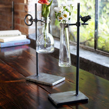 Load image into Gallery viewer, Hanging Bud Vase with Metal Stand (Set of 2)