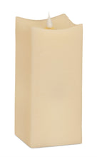 Load image into Gallery viewer, Simplux LED Squared Candle with Moving Flame and Remote (Set of 2)
