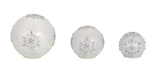 Load image into Gallery viewer, LED Frosted Snowflake Jewel Globe (Set of 3)