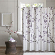 Load image into Gallery viewer, Madison Park Holly Cotton Shower Curtain -72X72" MP70-4172 By Olliix