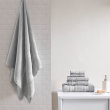 Load image into Gallery viewer, Madison Park Essentials Super Soft 6 Piece Cotton Towel Set Mpe73-662