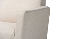 Load image into Gallery viewer, Baxton Studio Yashiya Mid-century Retro Modern Light Beige Fabric Upholstered Rocking Chair