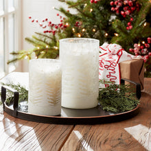 Load image into Gallery viewer, Frosted Votive Candle Holder with Snowy Forest (Set of 4)